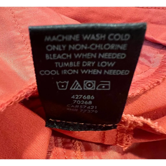 Ann Taylor "Devin Fit" Rust/Burnt Orange Spice cropped pants Sz. 4 - Picture 10 of 11